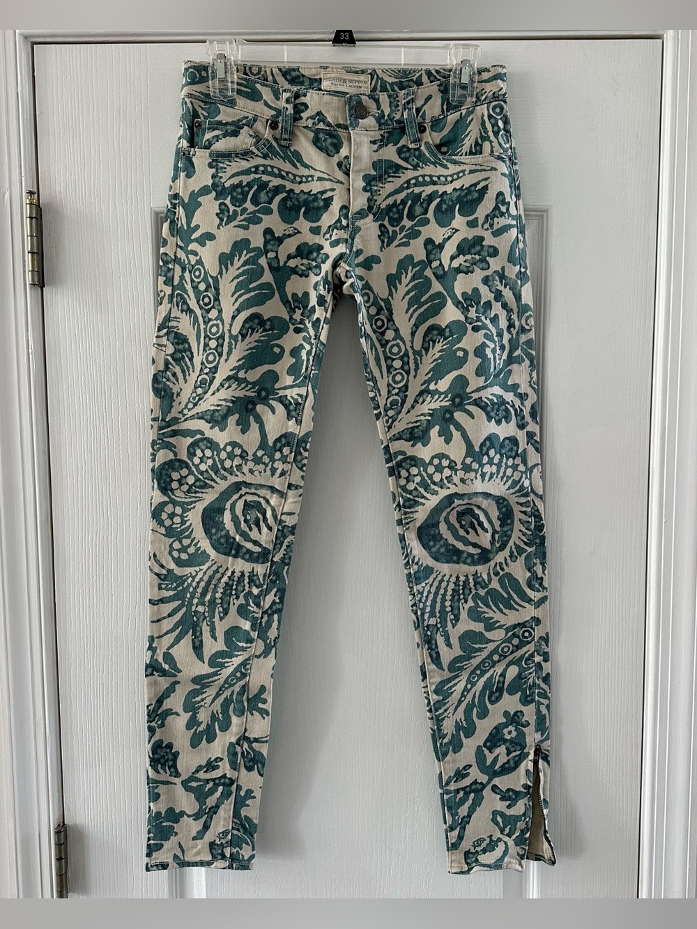 Denim & Supply by Ralph Lauren Floral Skinny Ankle Jeans